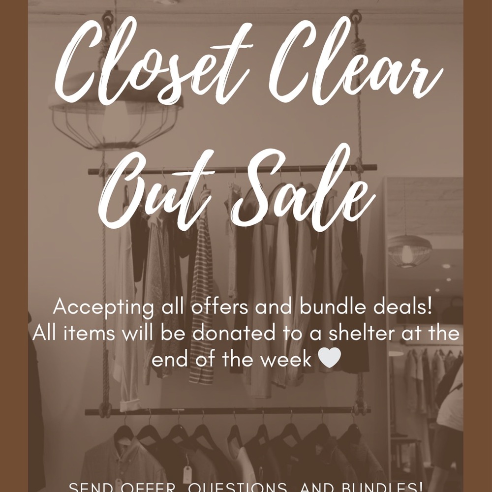 Closet Clear Out